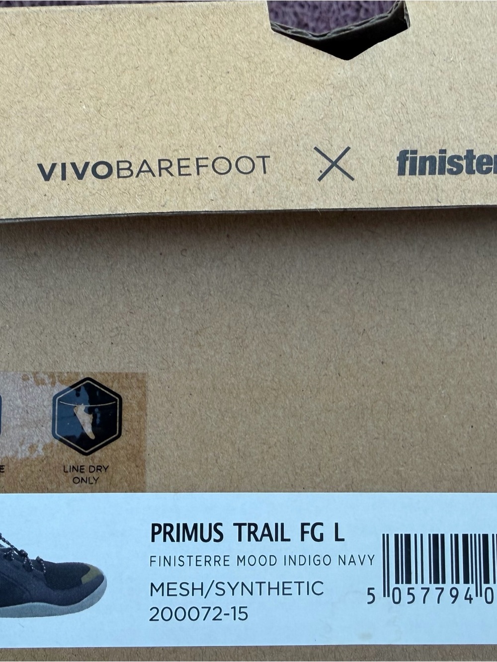 VIVOBAREFOOT PRIMUS TRAIL FG L.  Finisterre. With box. Size 38 EU. Women's 7.5 - Picture 3 of 6